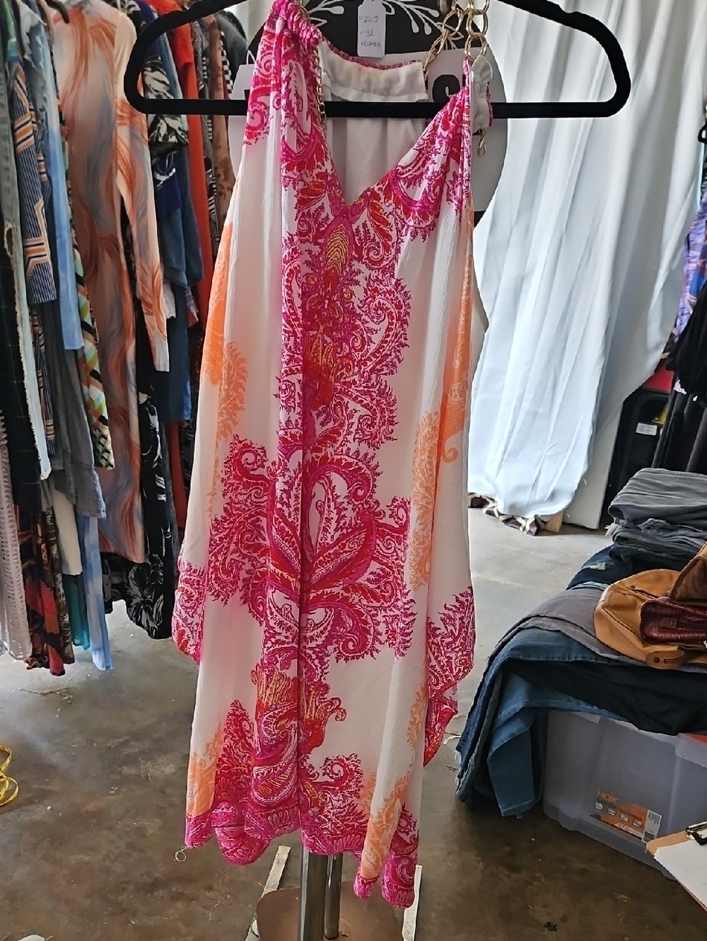 Bisou Bisou size 10 dress Y2K Deadstock Multi-colored